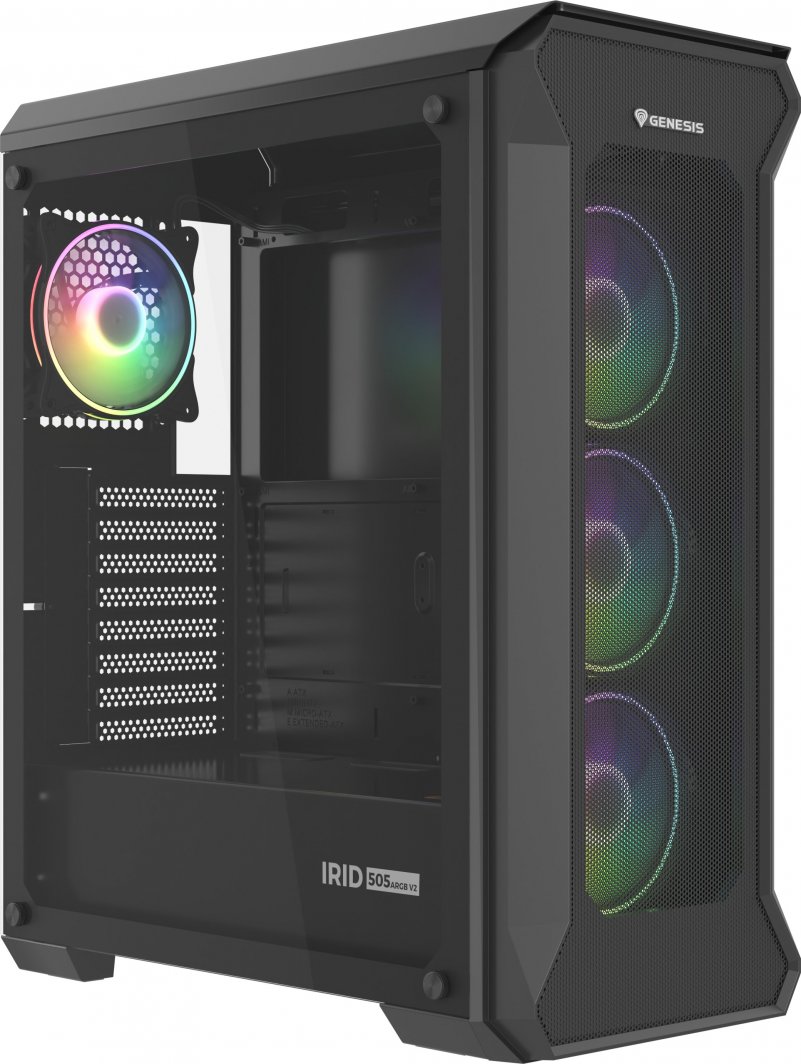 Kasë Genesis IRID 505 ARGB V2, Midi Tower