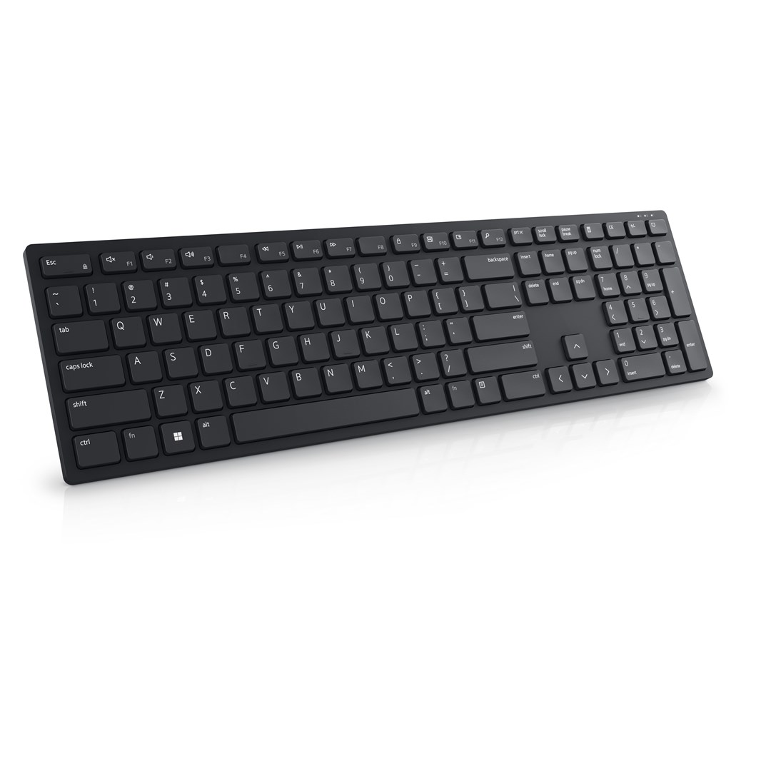 Tastierë Dell KB500, QWERTY, 2.4GHz, e zezë