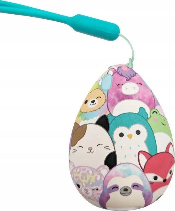 Kufje pa tela Squishmallows True Wireless, Bluetooth, me kuti karikimi, shumëngjyrëshe