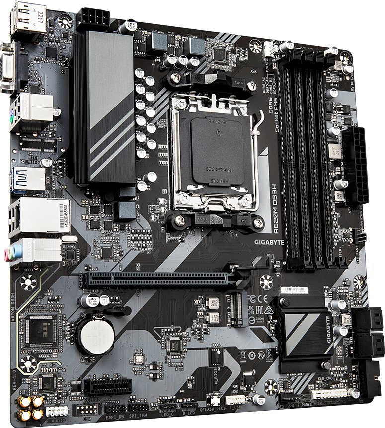 Pllakë amë Gigabyte A620M DS3H, DDR5, Sockel AM5, ATX