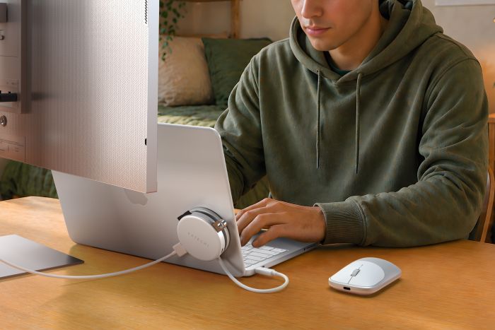 Satechi OntheGo 5-in-1 Multiport Adapter, Silver