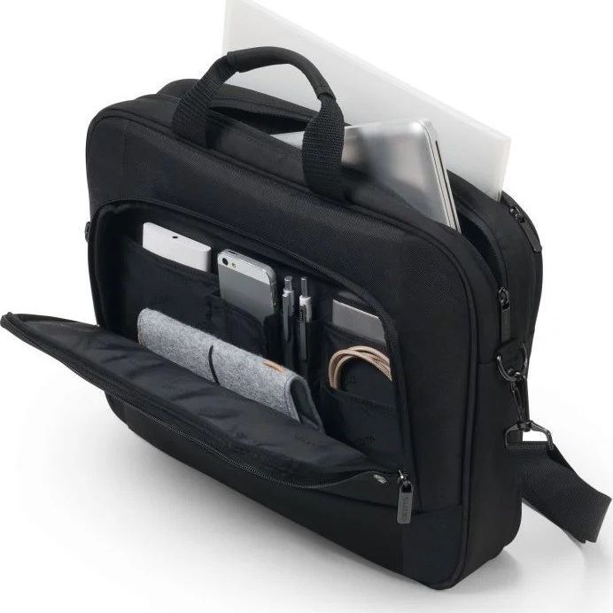 Çantë Dicota Eco Top Traveller Base (D31325-RPET), për laptop 15.6", e zezë