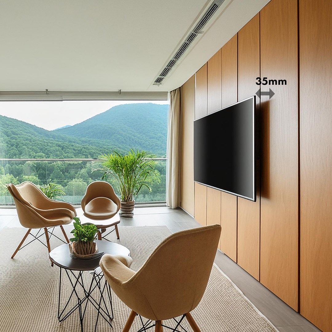 Mbajtëse muri për TV Maclean MC-420, 43-120", e zezë