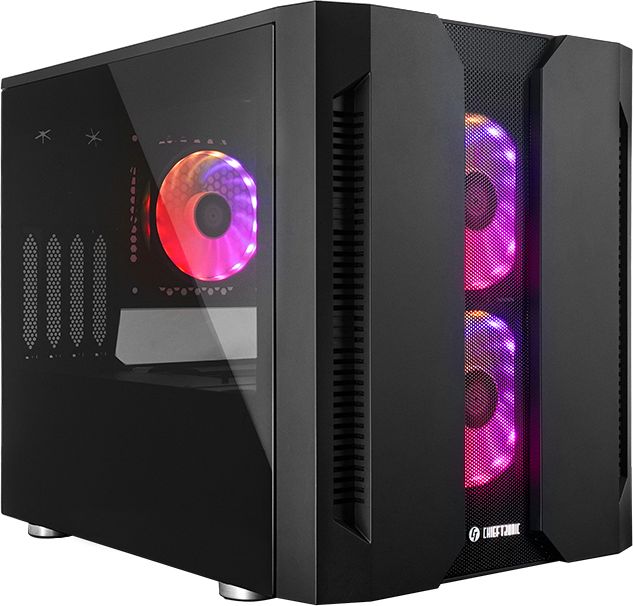 Kuti kompjuteri Chieftec Chieftronic M2 Cube, ATX, xham i temperuar, e zezë