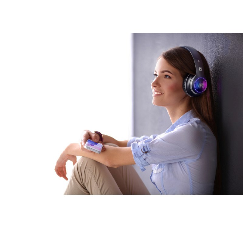 Kufje Defender FREEMOTION B545, Wireless, të kuqe