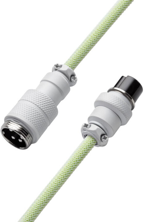 Kabllo spirale CableMod Pro, USB-C/USB-A, 1,5m, gjelbër e çelët