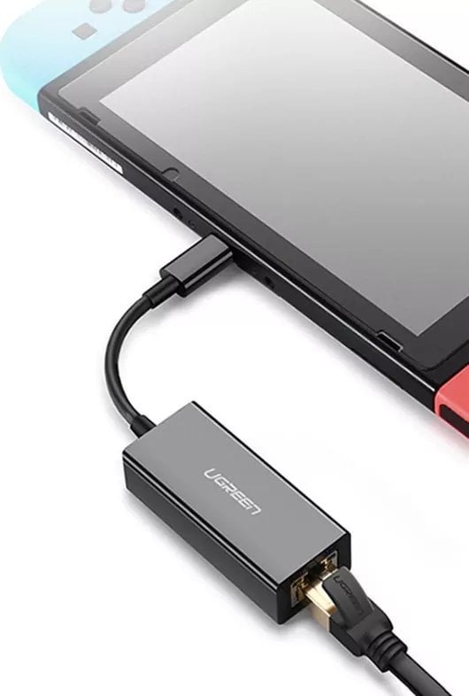 Adapter USB Ugreen, USB C në RJ45, Gigabit Ethernet, gri
