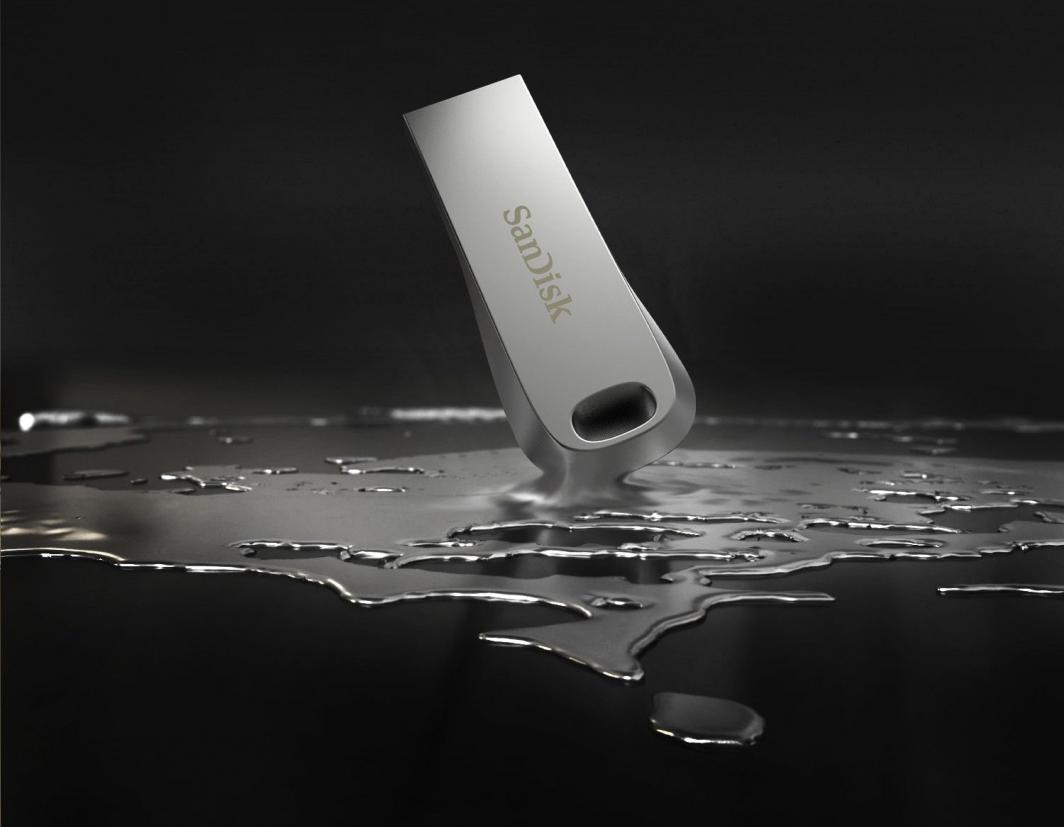 Flash Drive SanDisk Ultra Luxe 32GB pendrive, i argjendtë