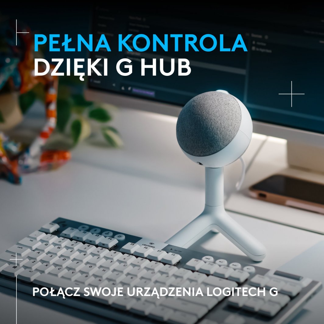 Mikrofon Logitech G Yeti Orb (988-000558), i bardhë