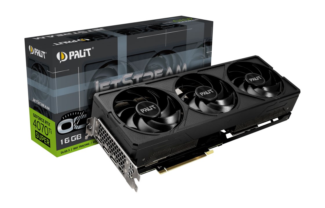 Kartelë grafike Palit GeForce RTX 4070 Ti SUPER JetStream OC 16GB GDDR6X