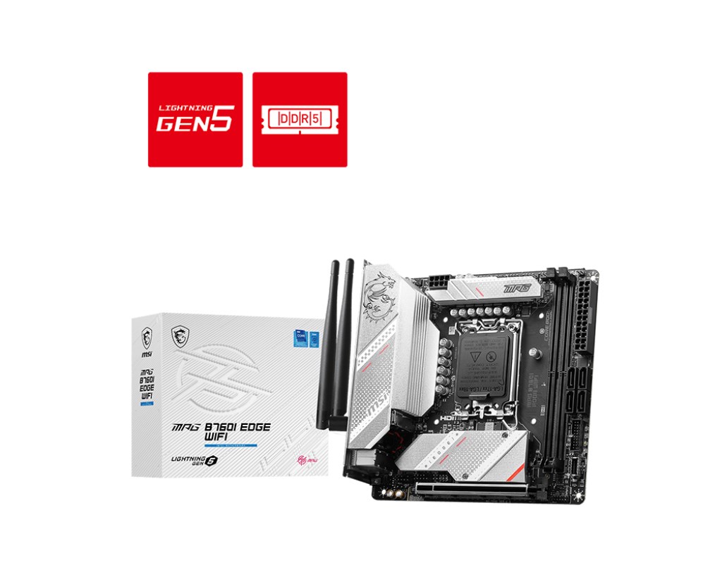 Pllakë amë MSI MPG B760I EDGE WiFi Intel B760 LGA 1700 mini ATX