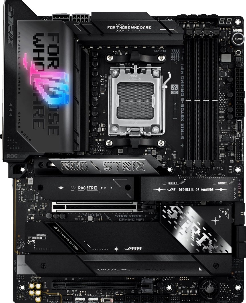 Pllakë amë ASUS ROG STRIX X870E-E GAMING WIFI, AMD X870E, Socket AM5, ATX 2