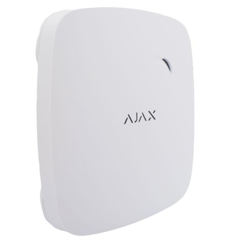 Detektor tymi dhe monoksidi karboni Ajax FireProtect Plus 8EU, pa tela, me sirenë, i bardhë
