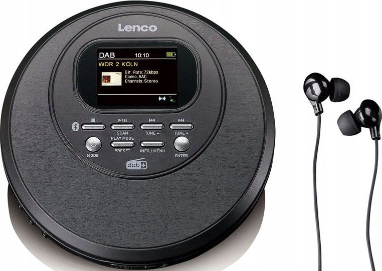 CD player portativ Lenco CD-500, Bluetooth, DAB+, i zi