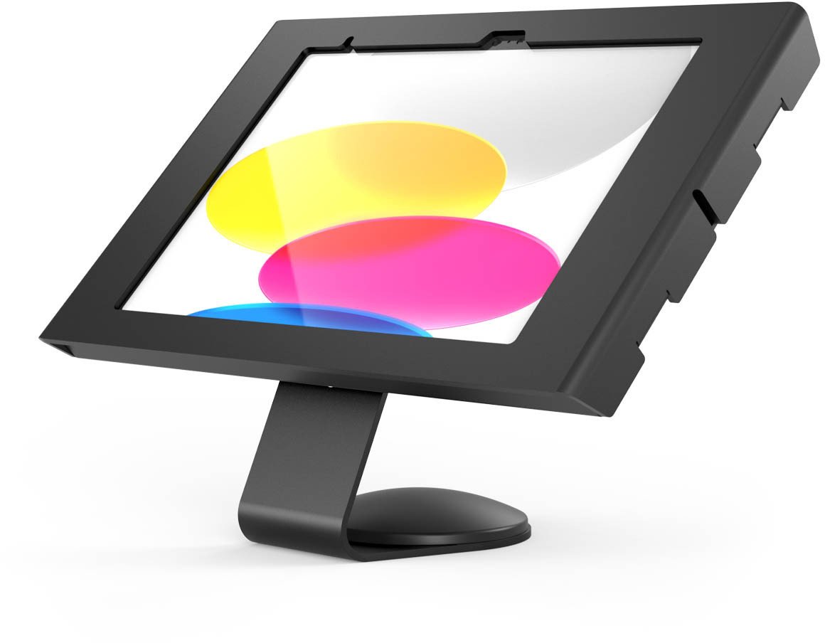 Mbajtëse tavoline dhe muri për tablet Compulocks Apex Enclosure Core për iPad 10th 11th Gen, deri 11", metal, e zezë