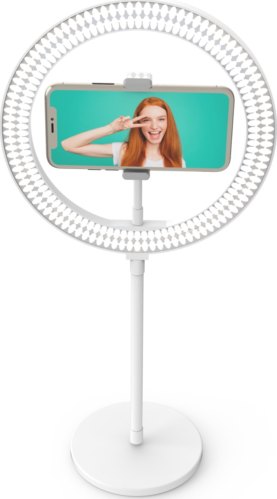 Ring llambë DigiPower 10 LED Ring Light Kit, 10", LED, e bardhë
