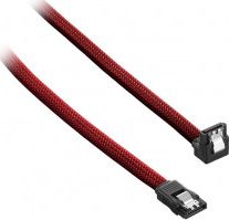 Kabllo SATA CableMod ZUSA-253, 0.6m, ModMesh, e zezë kuqe