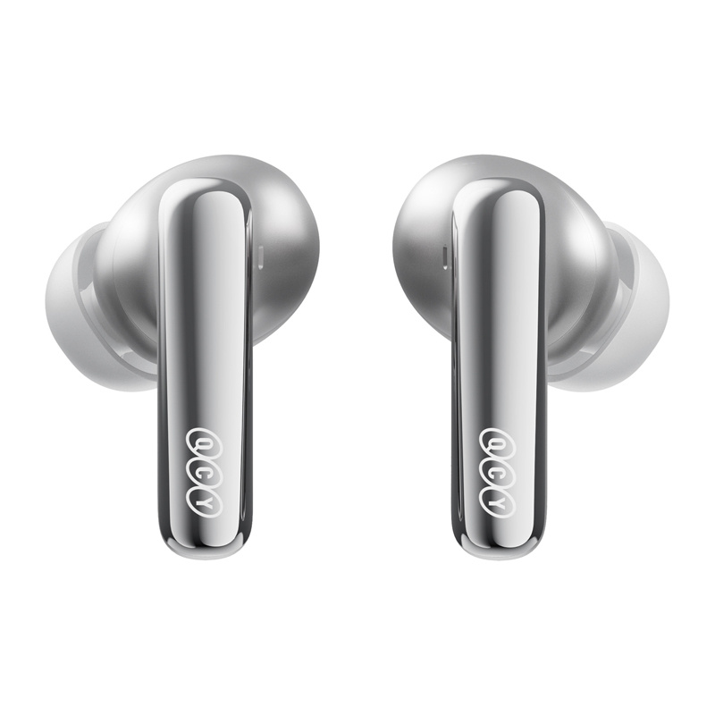 Kufje wireless QCY HT18 MeloBuds N70, Bluetooth 6.0, Hybrid ANC, argjendta
