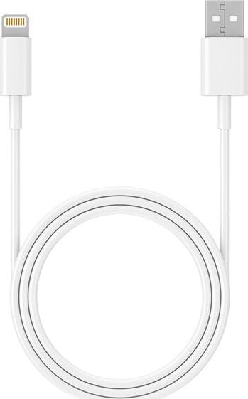 Kabllo USB Lightning Tracer, 1m, për iPhone dhe iPad, e bardhë