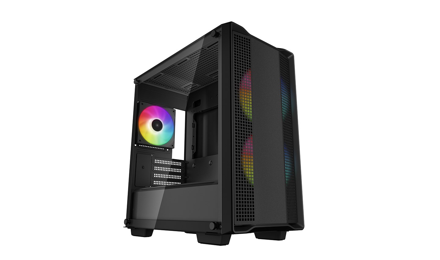 Kasë DeepCool CC360 ARGB Mini Tower, e zezë