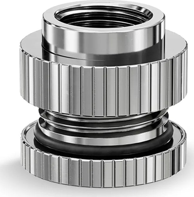 Adapter kalues për ftohje me ujë EKWB EK Quantum Torque Pass Through G1/4, G1/4 femër femër, nikel, i zi