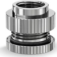 Adapter kalues për ftohje me ujë EKWB EK Quantum Torque Pass Through G1/4, G1/4 femër femër, nikel, i zi