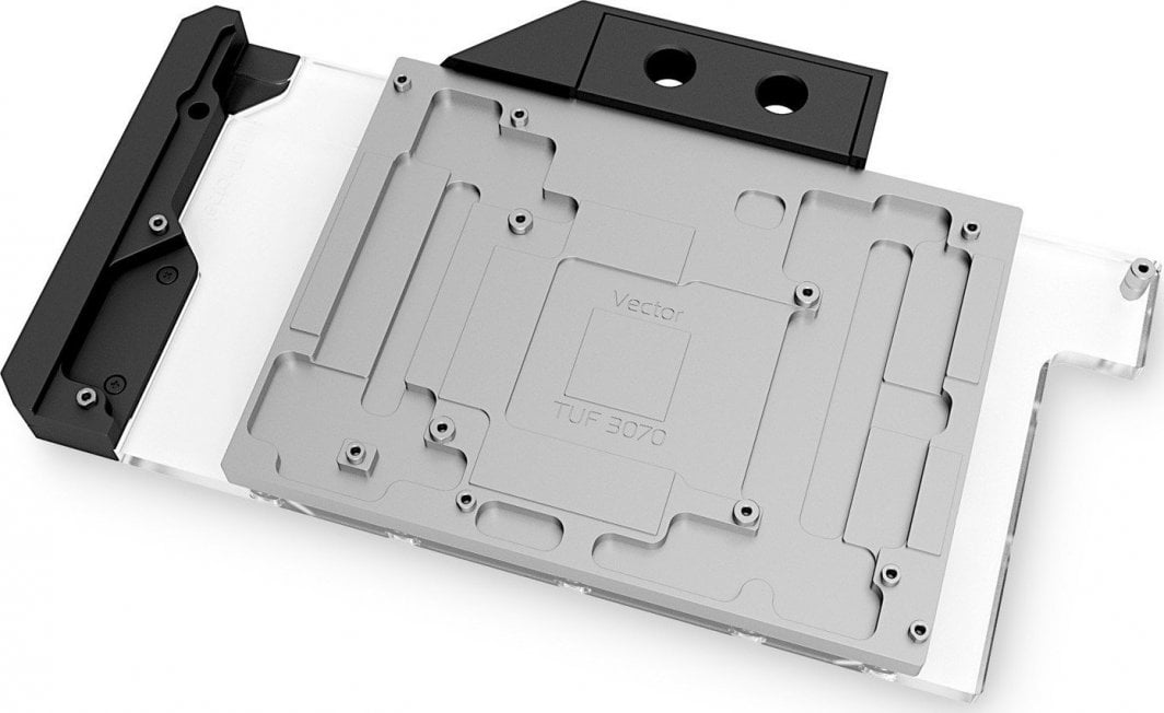 Blok uji për GPU EK Water Blocks EK Quantum Vector TUF RTX 3070, D RGB, nickel dhe akrilik, transparent