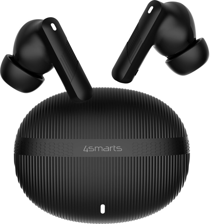 Kufje pa tela 4smarts SkyBuds Pro ANC, wireless, me anulim zhurme, të zeza