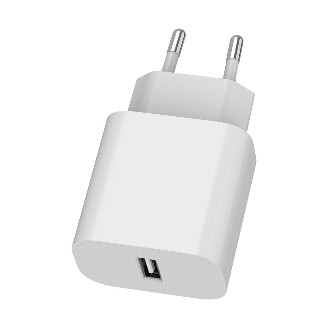 Karikues universal USB Gembird, 2.4A, 1 port, i bardhë