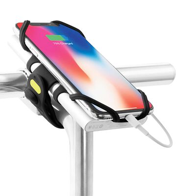 Mbajtëse celulari për biçikletë Bone Collection 2in1, e zezë