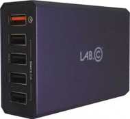Karikues tavoline Lab.C X5 Pro, 5x USB A, Qualcomm 2.0, i kaltër