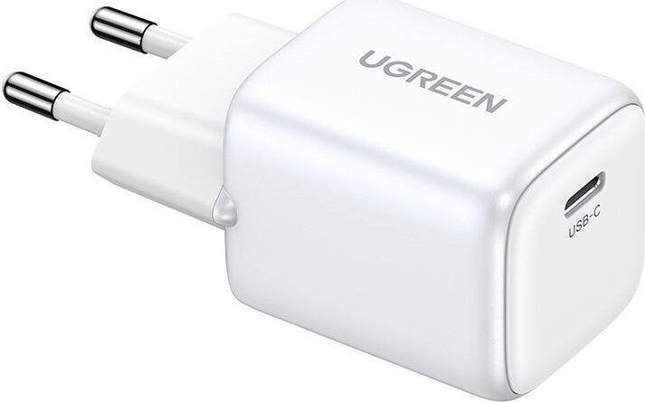 Karikues muri UGREEN Nexode Mini 15324, USB C, 20W, i bardhë