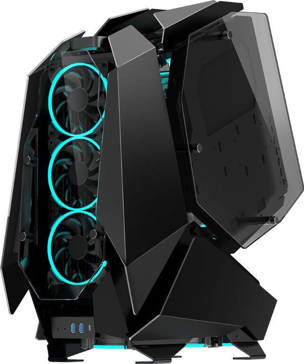 Kasa PC Jonsbo MOD5, Big Tower, xham i temperuar, e zezë