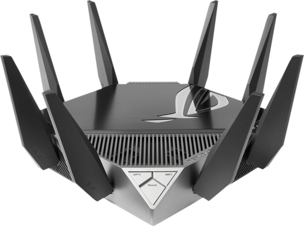 Ruter Asus ROG Rapture GT-AXE11000 (90IG06E0-MO1R00), Wi-Fi 6E, WPA3, i zi