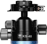 Kokë tripod Sirui KS-40 Ball Head, kapacitet 25kg, alumini, e zezë