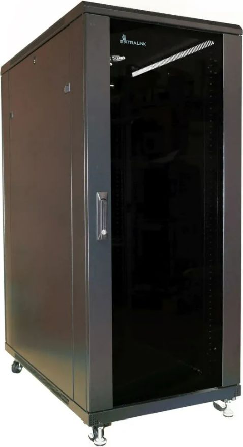 Kabinet rrjeti ExtraLink Standing Cabinet, 19", 27U, gri