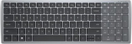 Tastierë wireless Dell KB740, 2.4 GHz dhe Bluetooth 5.0, layout RU, gri titan