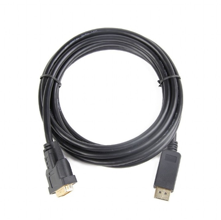 Kabllo Gembird CABLEXPERT, DisplayPort në DVI, M/M, 3m, e zezë