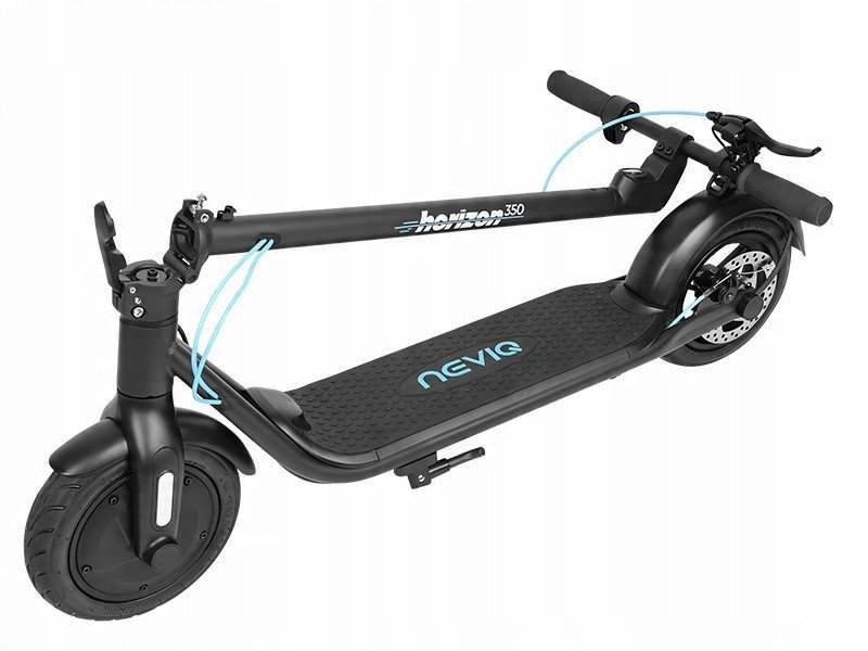 Електричен скутер Neviq Horizon 2025, 350W, батерија 10Ah, црн