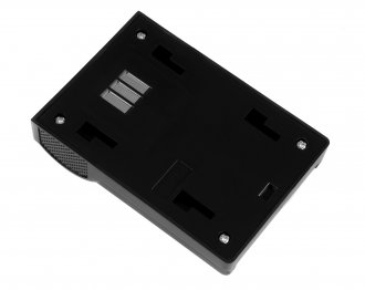 Adapter karikuesi Newell DC LCD, për bateri BLX 1 Olympus, i zi