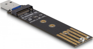 Adapter SSD M.2 DeLOCK 64197, USB 3.0, NVMe dhe SATA, i zi