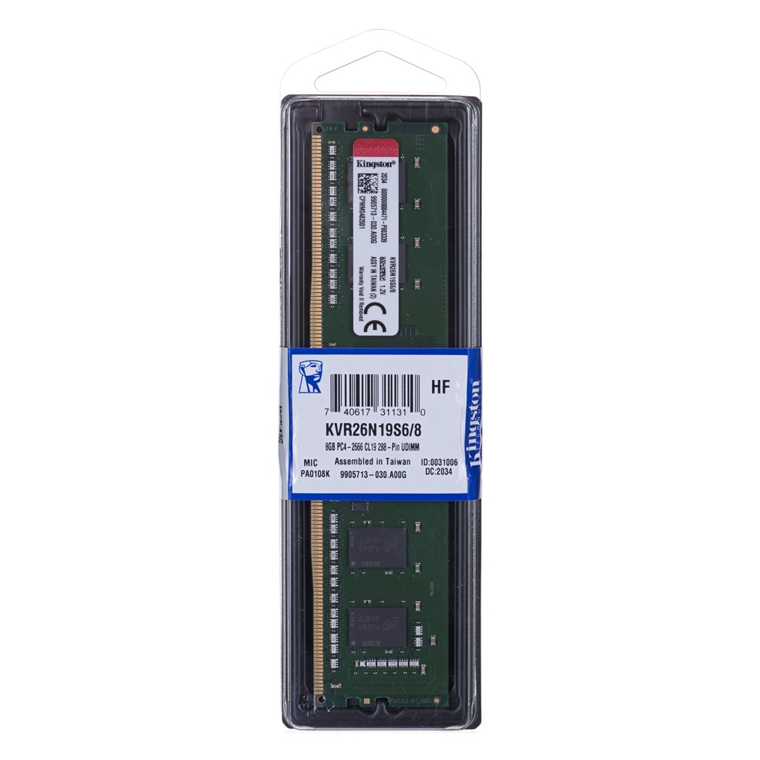 Memorie RAM Kingston ValueRAM KVR26N19S6/8 8 GB (1 x 8 GB) DDR4 2666 MHz