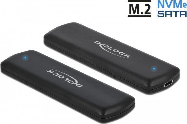 Përshtatës Delock M.2 NVMe PCIe/SATA, USB-C 3.2 Gen 2 (42633)
