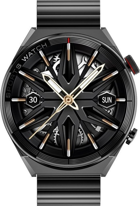Ora inteligjente Rubicon RNCE99, 1.45", thirrje Bluetooth, grafit