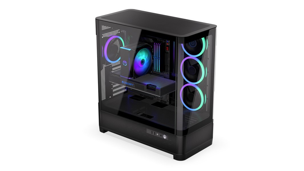 Kabinë PC Endorfy Aquarius 8000 Crown, full tower, 4x ARGB, e zezë
