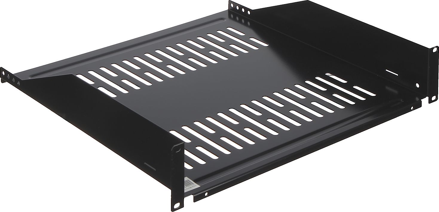 Rafte për RACK Delta Shelf 19" 2U P19-2U/459, thellësi 459mm, set 2 copë, metalike