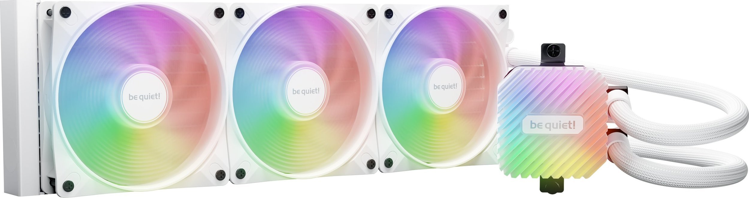 Ftohës uji Be Quiet Light Loop 360mm, AIO, ARGB, i bardhë