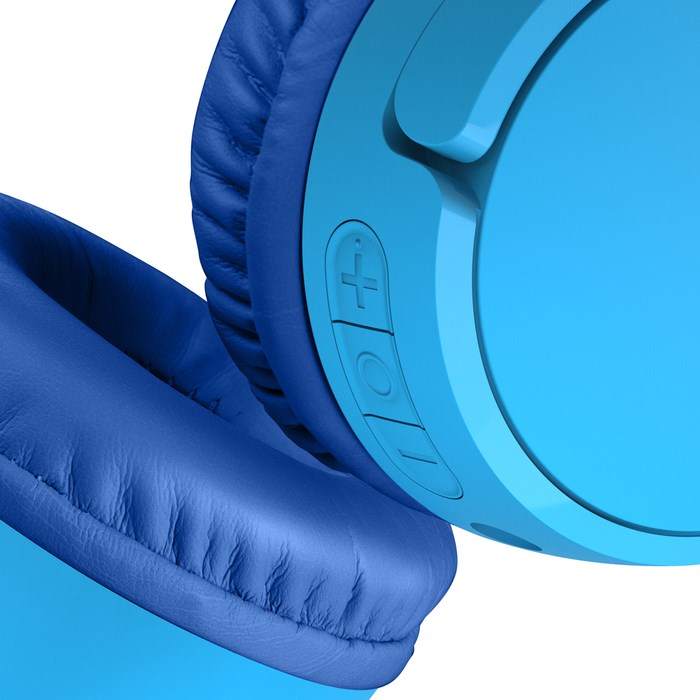 Kufje Belkin SoundForm Mini, Bluetooth, USB-C, të kaltra