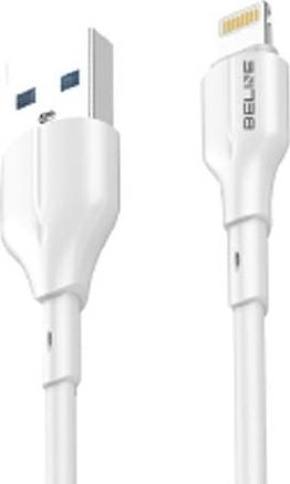 Kabllo karikimi Beline BLNCWL01, USB A në Lightning, 1m, 25W, e bardhë