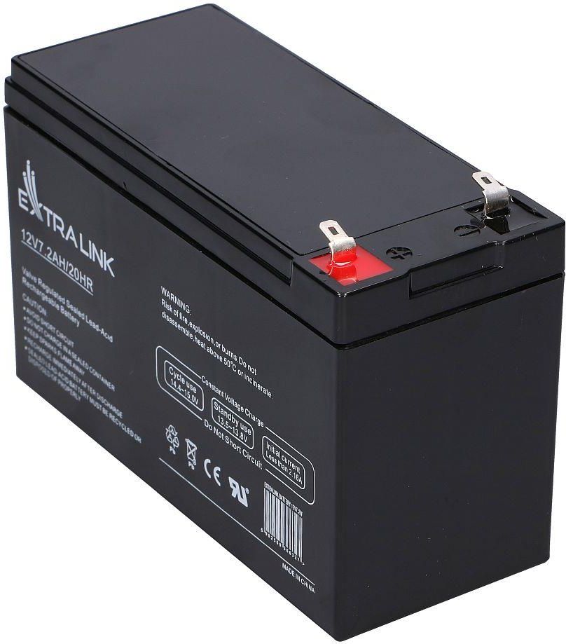 Bateri ExtraLink (EX.6327), 12V, 7.2Ah, e zezë